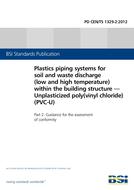 BS PD CEN/TS 1329-2:2012 BS PD CEN/TS 1329-2:2012