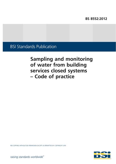 BS 8552:2012 BS 8552:2012