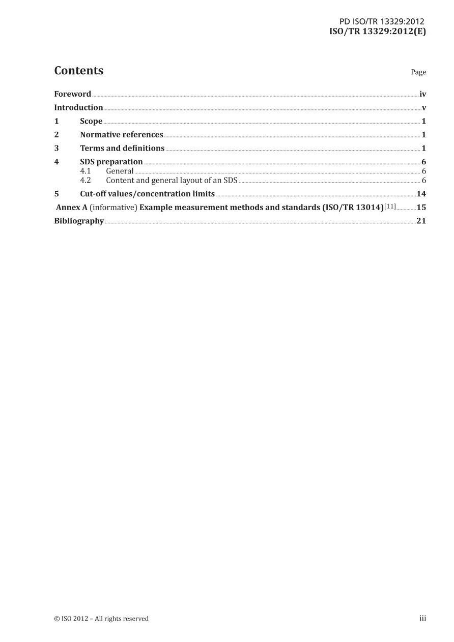 BS PD ISO/TR 13329:2012 BS PD ISO/TR 13329:2012