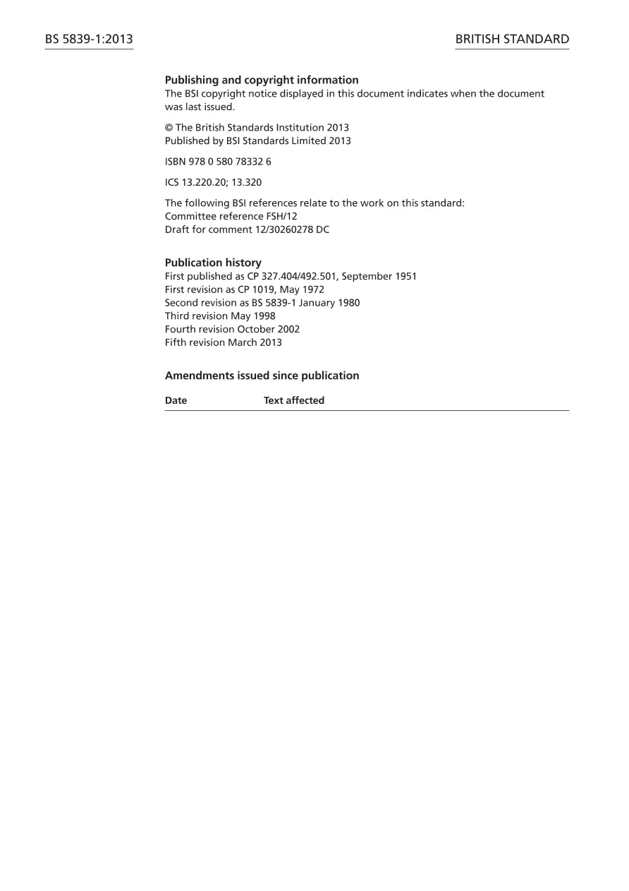 BS 5839-1:2013 BS 5839-1:2013