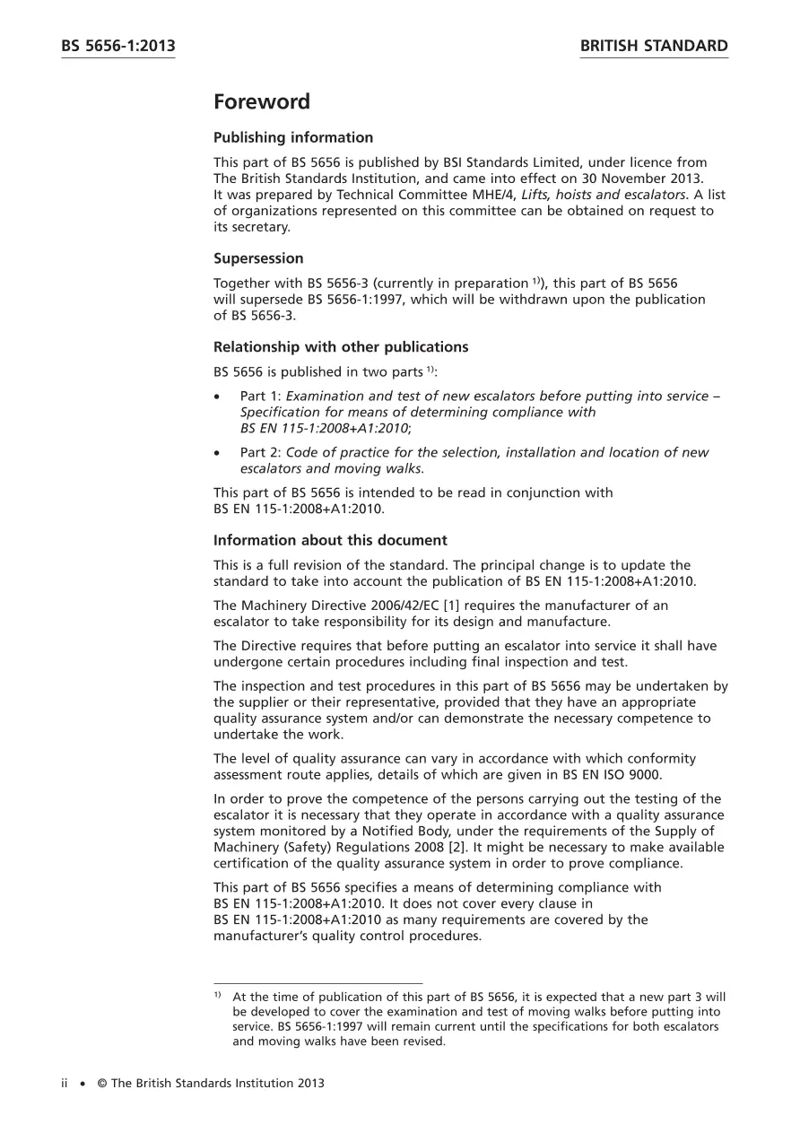 BS 5656-1:2013 BS 5656-1:2013