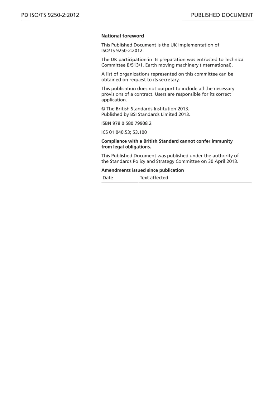 BS PD ISO/TS 9250-2:2012 BS PD ISO/TS 9250-2:2012
