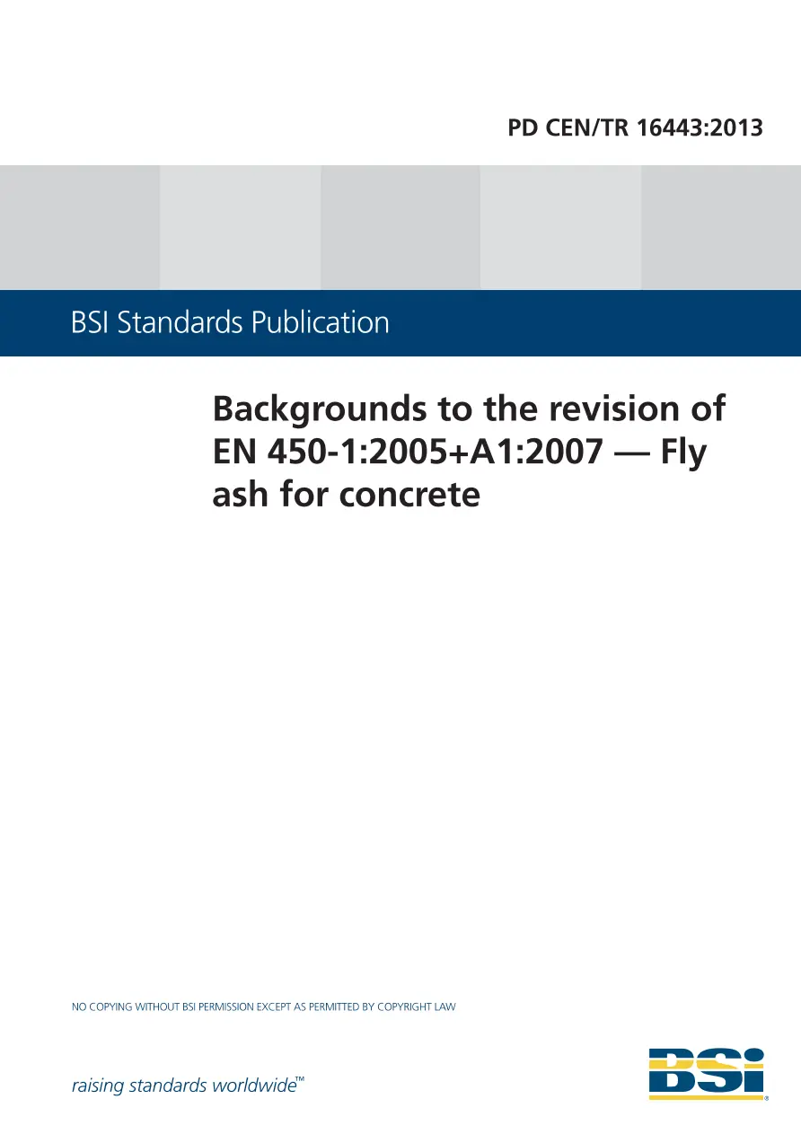 BS PD CEN/TR 16443:2013 BS PD CEN/TR 16443:2013