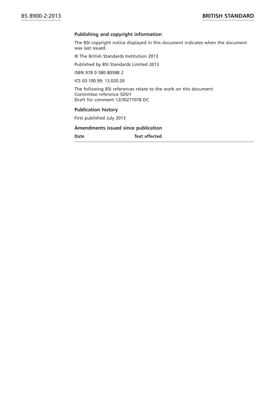 BS 8900-2:2013 BS 8900-2:2013