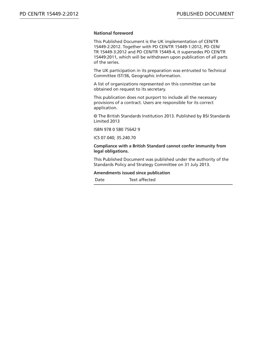 BS PD CEN/TR 15449-2:2012 BS PD CEN/TR 15449-2:2012