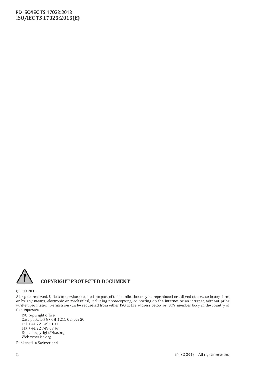BS PD ISO/IEC TS 17023:2013 BS PD ISO/IEC TS 17023:2013