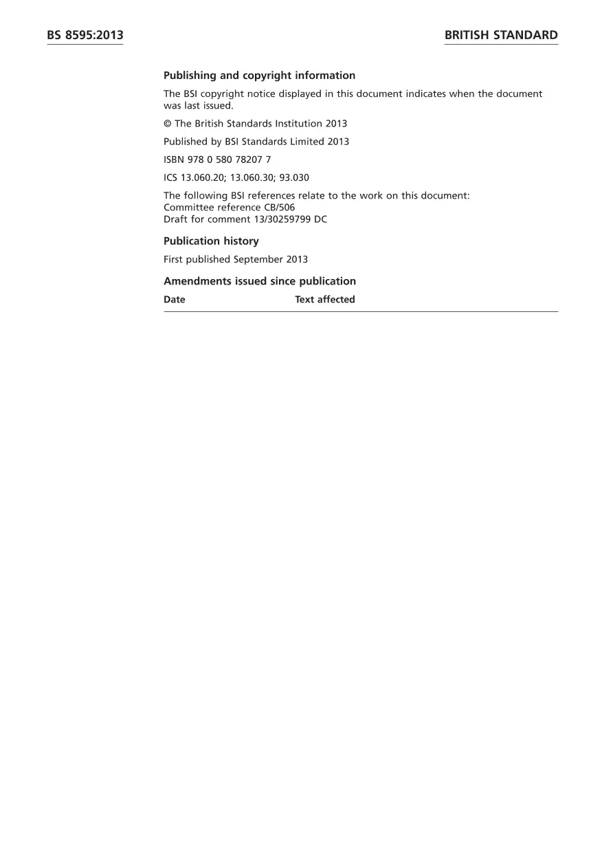 BS 8595:2013 BS 8595:2013