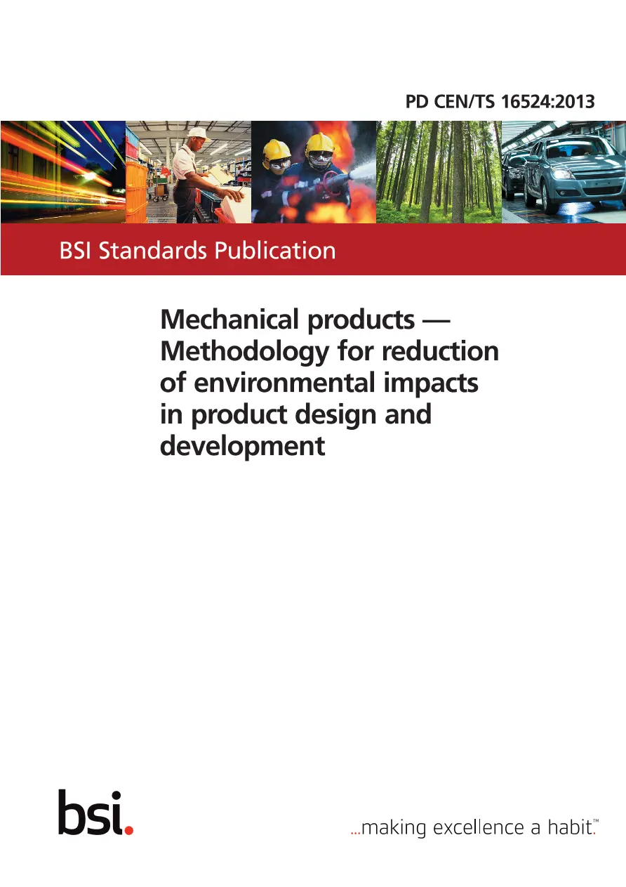 BS PD CEN/TS 16524:2013 BS PD CEN/TS 16524:2013