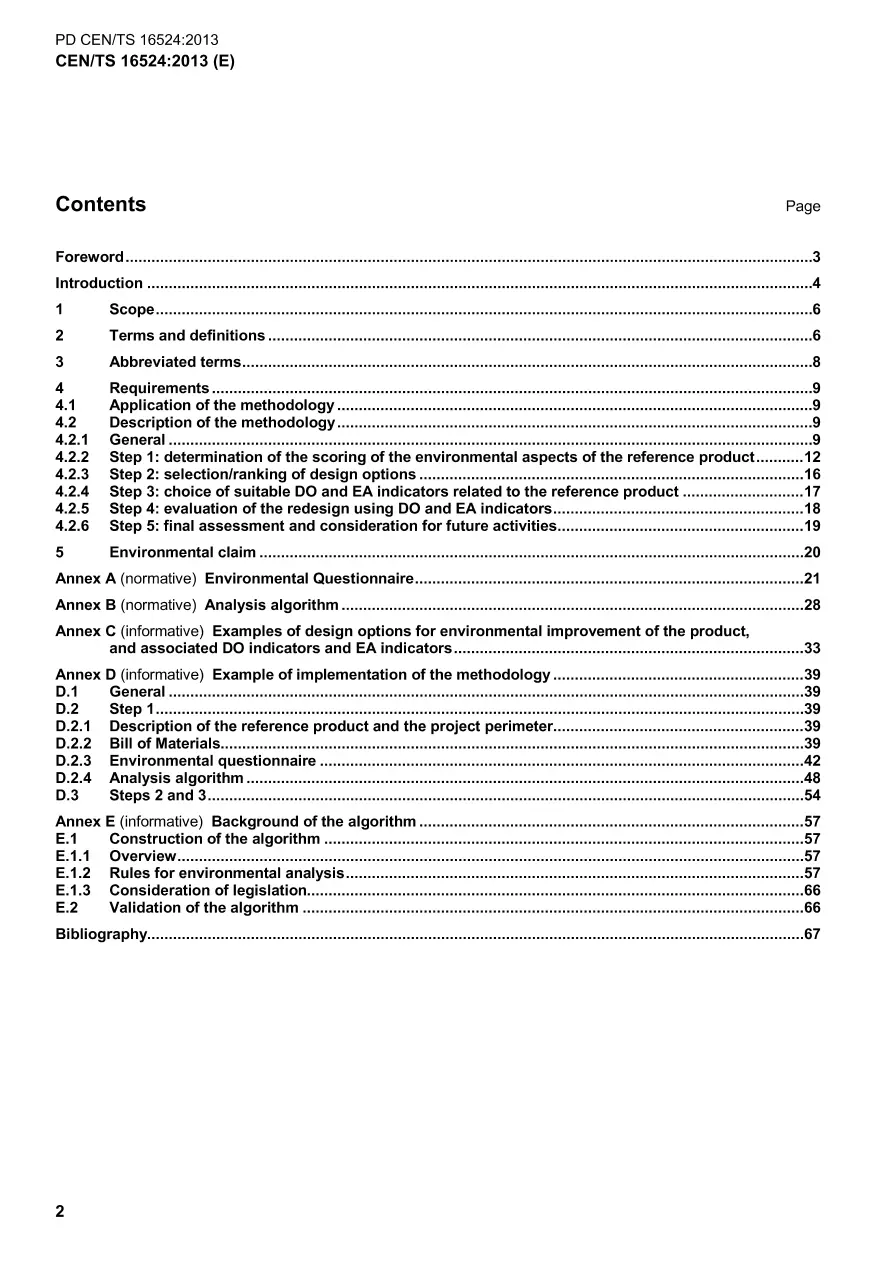BS PD CEN/TS 16524:2013 BS PD CEN/TS 16524:2013