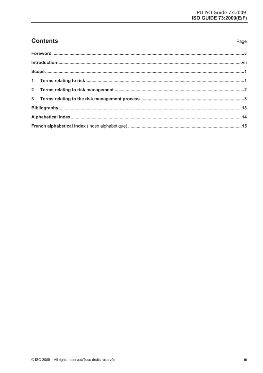 BS PD ISO GUIDE 73:2009 BS PD ISO GUIDE 73:2009