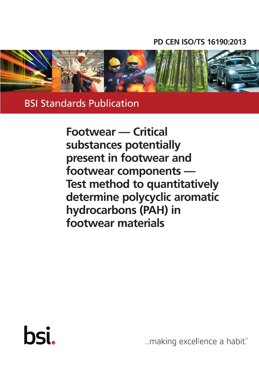 BS PD CEN ISO/TS 16190:2013 BS PD CEN ISO/TS 16190:2013