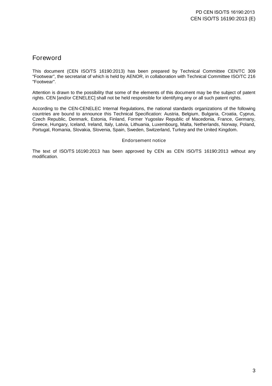 BS PD CEN ISO/TS 16190:2013 BS PD CEN ISO/TS 16190:2013