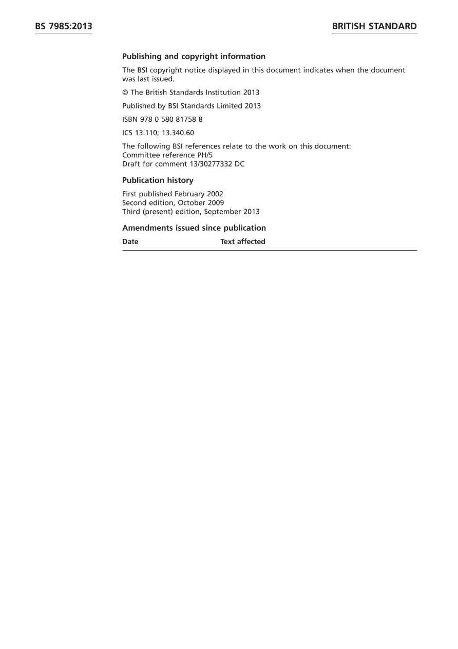 BS 7985:2013 BS 7985:2013