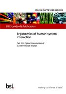 BS PD CEN ISO/TR 9241-331:2013 BS PD CEN ISO/TR 9241-331:2013