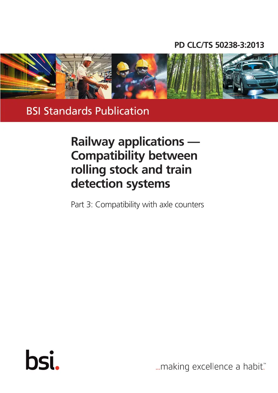 BS PD CLC/TS 50238-3:2013 BS PD CLC/TS 50238-3:2013