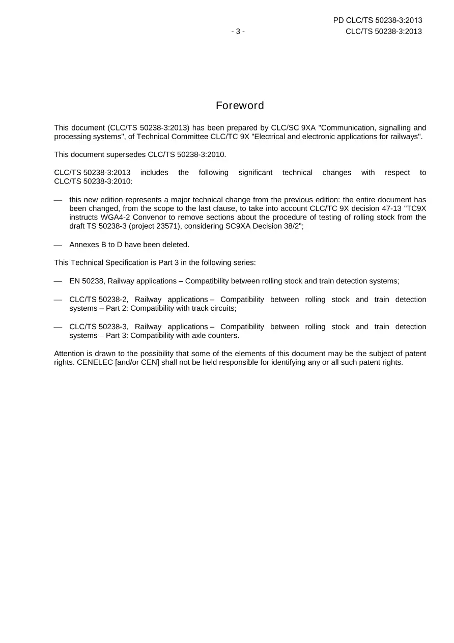 BS PD CLC/TS 50238-3:2013 BS PD CLC/TS 50238-3:2013