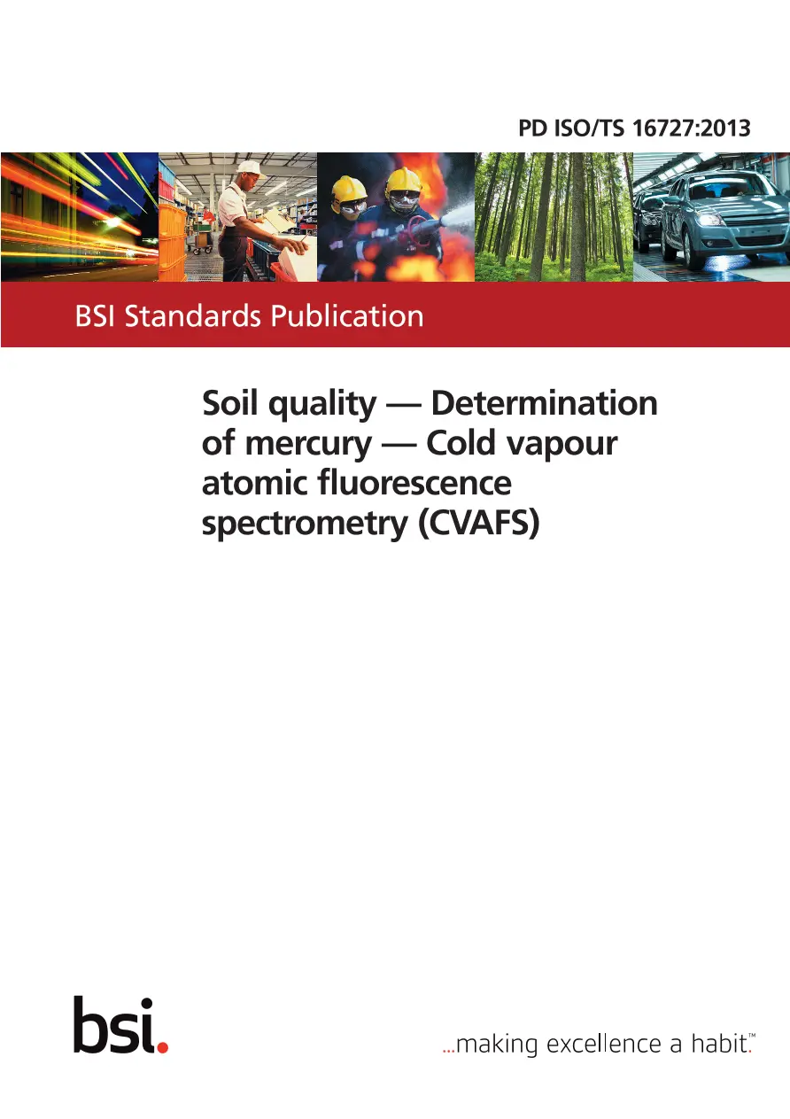 BS PD ISO/TS 16727:2013 BS PD ISO/TS 16727:2013