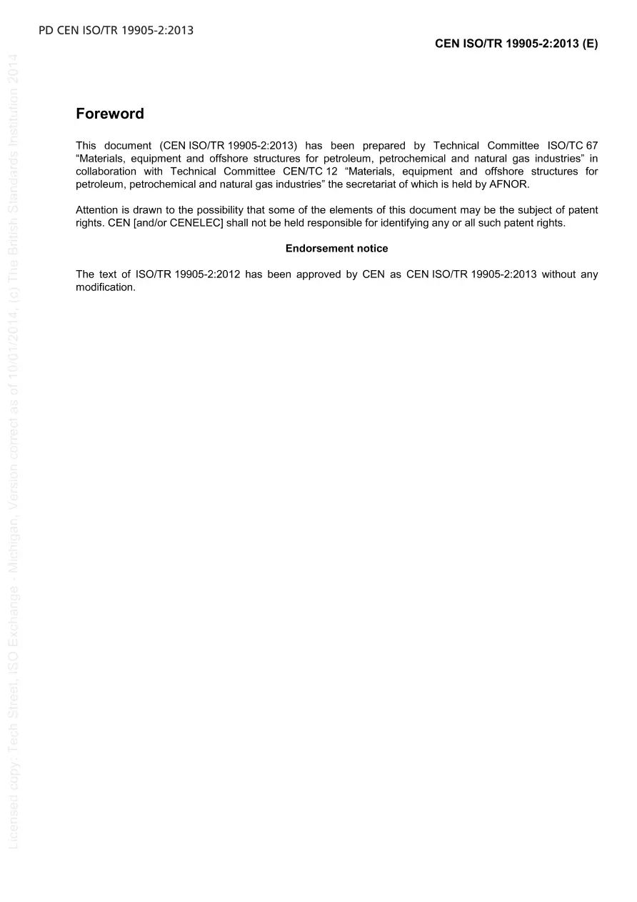 BS PD CEN ISO/TR 19905-2:2013 BS PD CEN ISO/TR 19905-2:2013