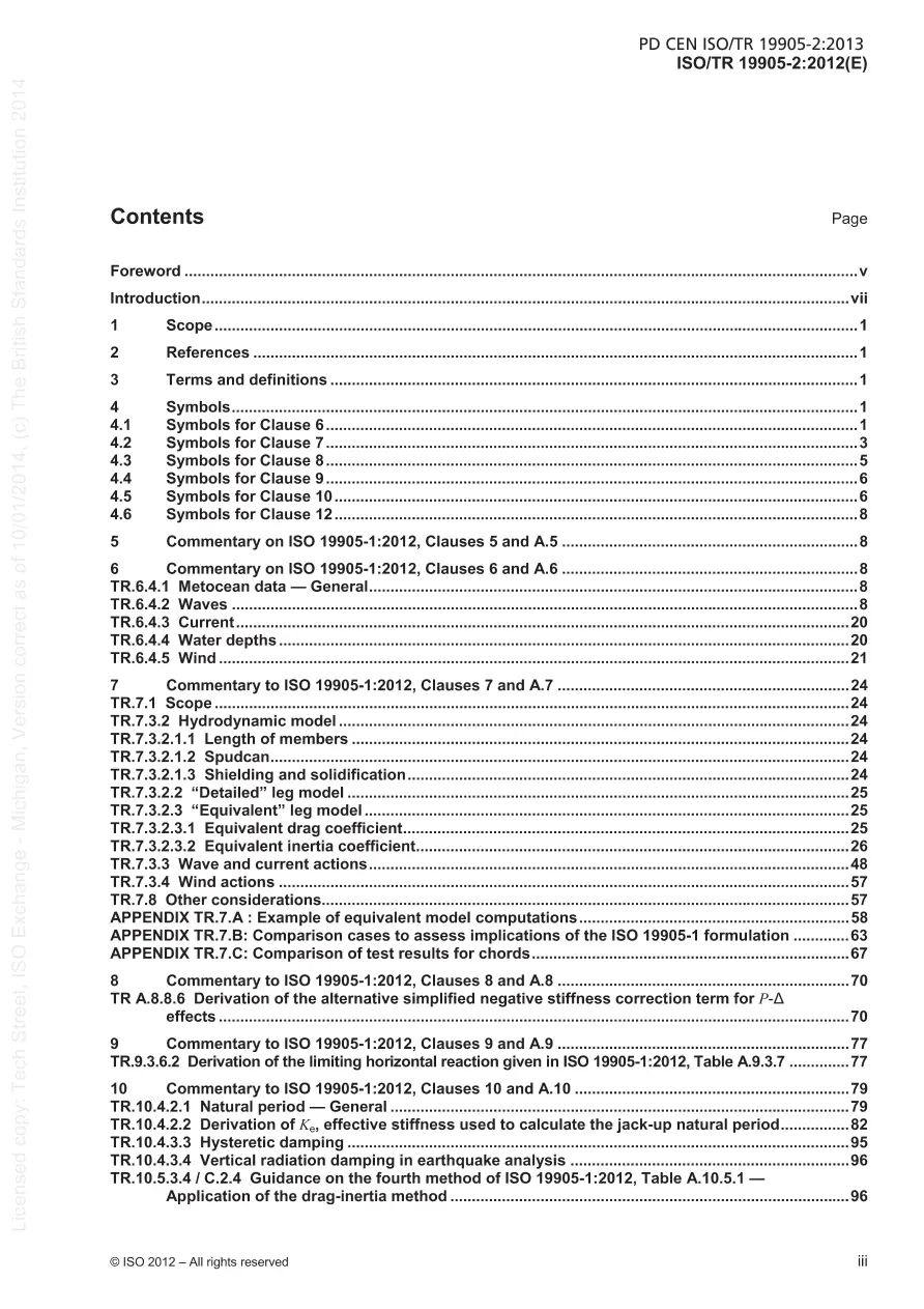BS PD CEN ISO/TR 19905-2:2013 BS PD CEN ISO/TR 19905-2:2013