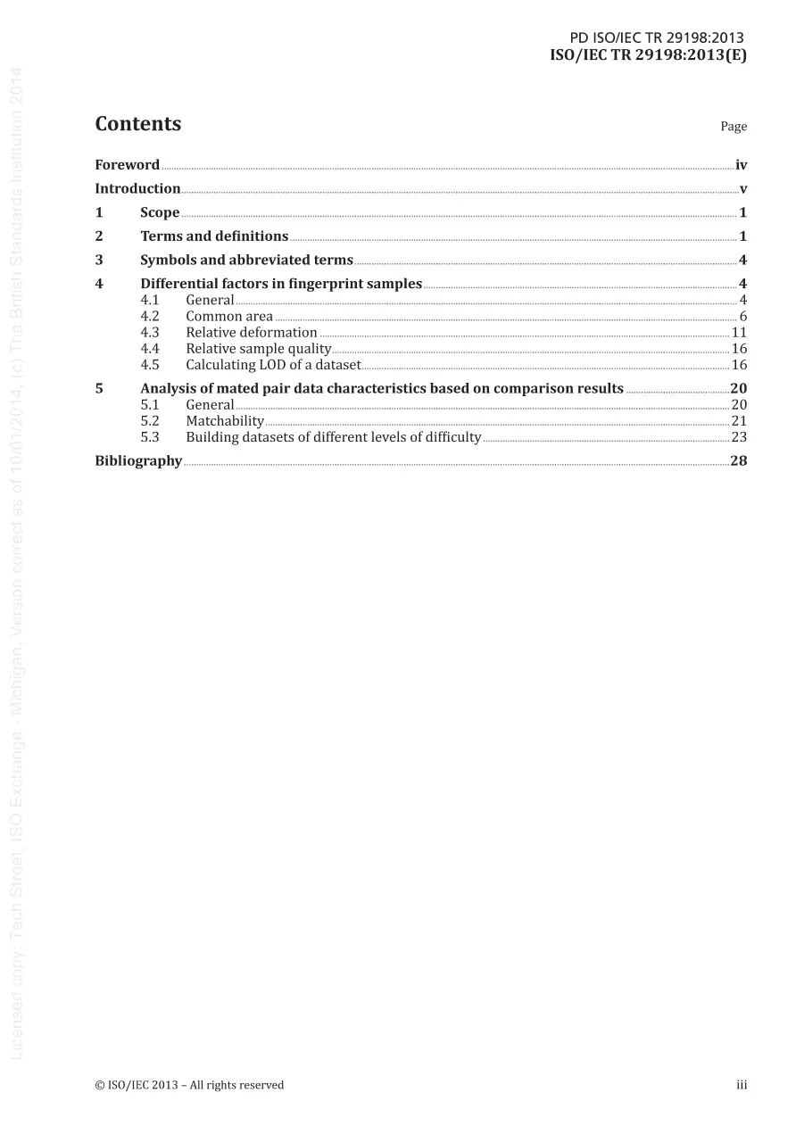 BS PD ISO/IEC TR 29198:2013 BS PD ISO/IEC TR 29198:2013