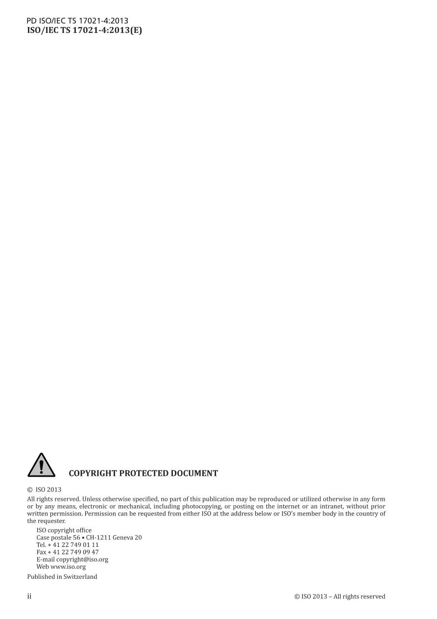 BS PD ISO/IEC TS 17021-4:2013 BS PD ISO/IEC TS 17021-4:2013