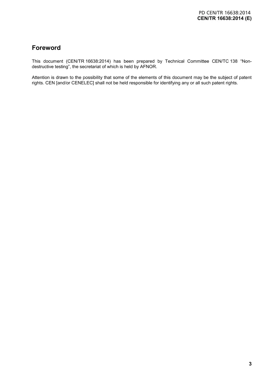BS PD CEN/TR 16638:2014 BS PD CEN/TR 16638:2014