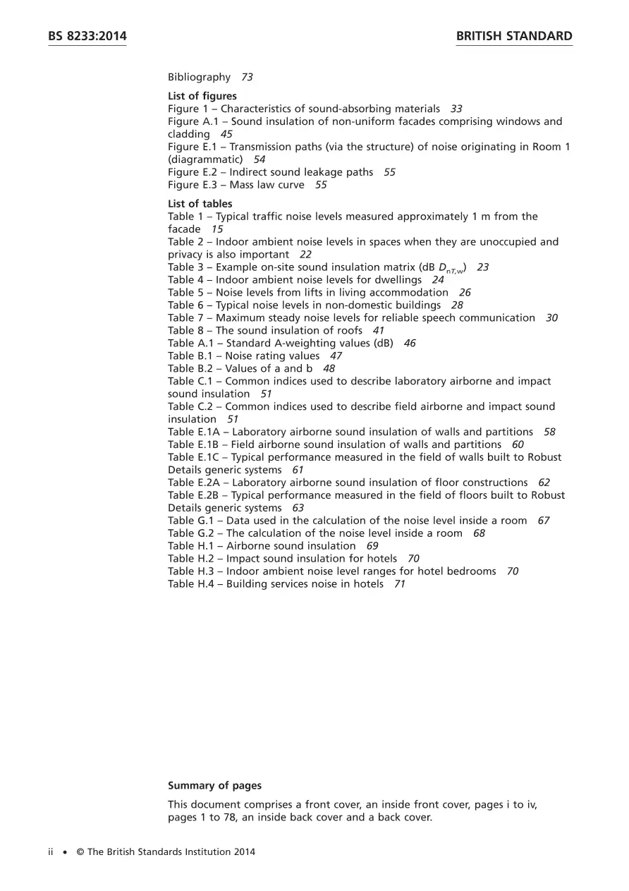 BS 8233:2014 BS 8233:2014