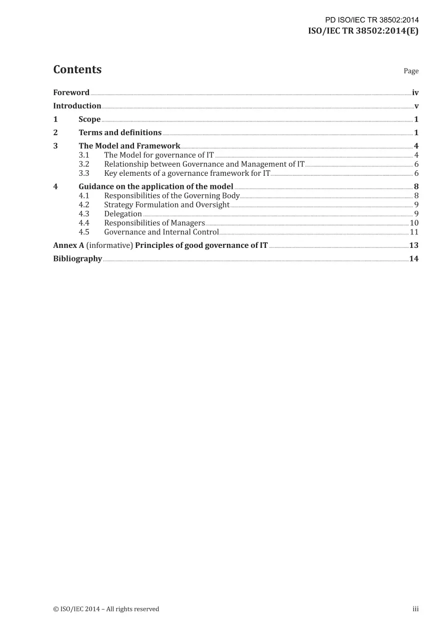 BS PD ISO/IEC TR 38502:2014 BS PD ISO/IEC TR 38502:2014
