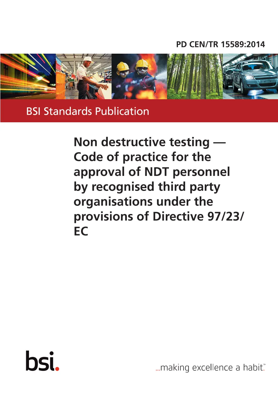 BS PD CEN/TR 15589:2014 BS PD CEN/TR 15589:2014
