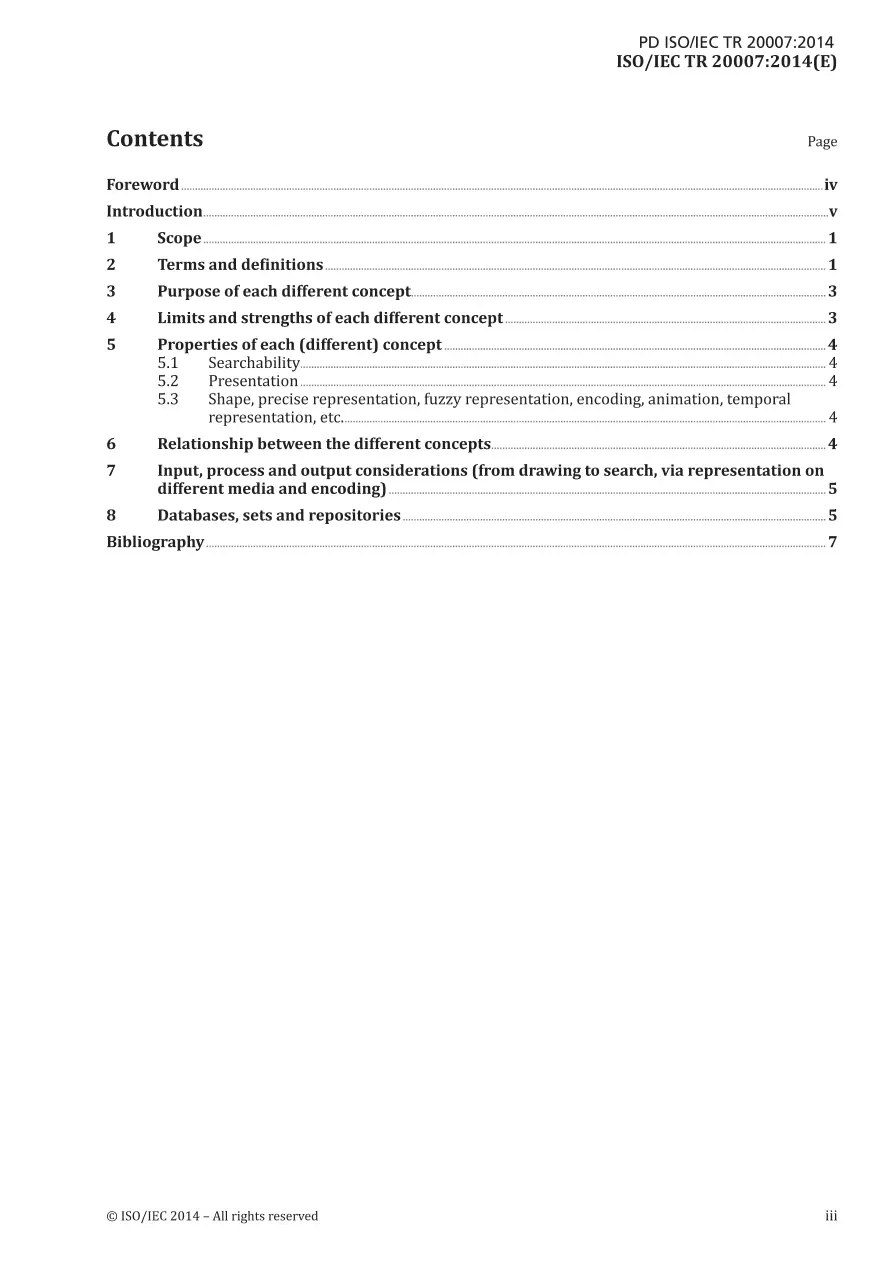 BS PD ISO/IEC TR 20007:2014 BS PD ISO/IEC TR 20007:2014