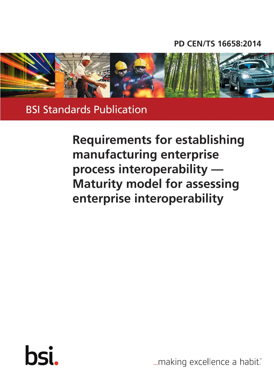 BS PD CEN/TS 16658:2014 BS PD CEN/TS 16658:2014