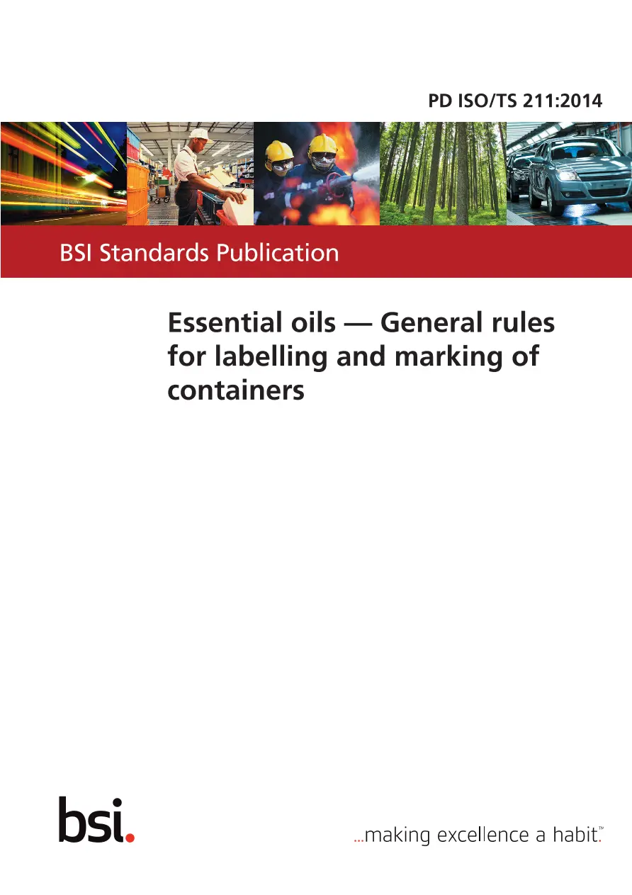 BS PD ISO/TS 211:2014 BS PD ISO/TS 211:2014