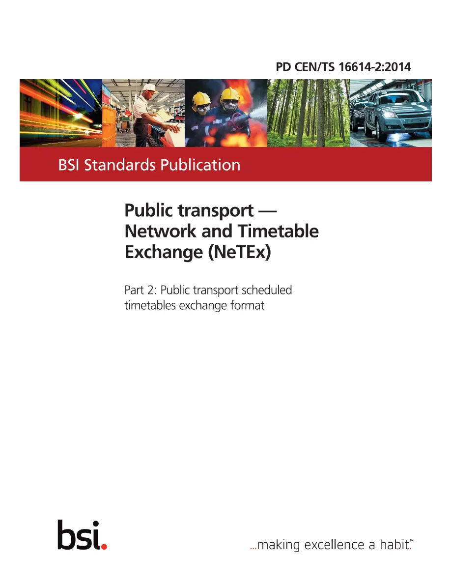 BS PD CEN/TS 16614-2:2014 BS PD CEN/TS 16614-2:2014
