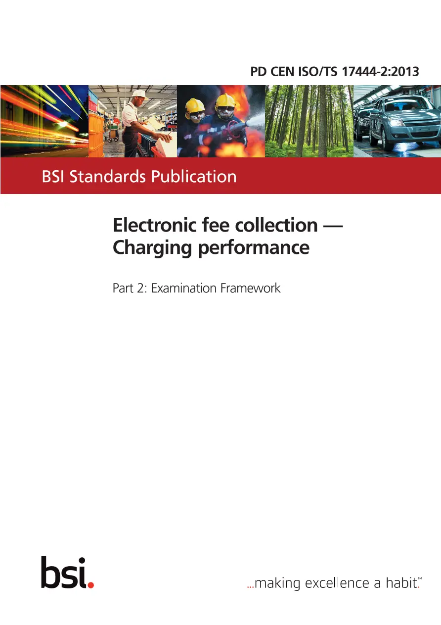 BS PD CEN ISO/TS 17444-2:2013 BS PD CEN ISO/TS 17444-2:2013