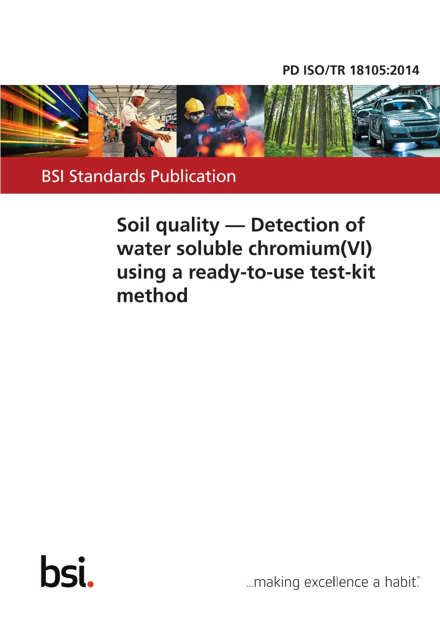 BS PD ISO/TR 18105:2014 BS PD ISO/TR 18105:2014