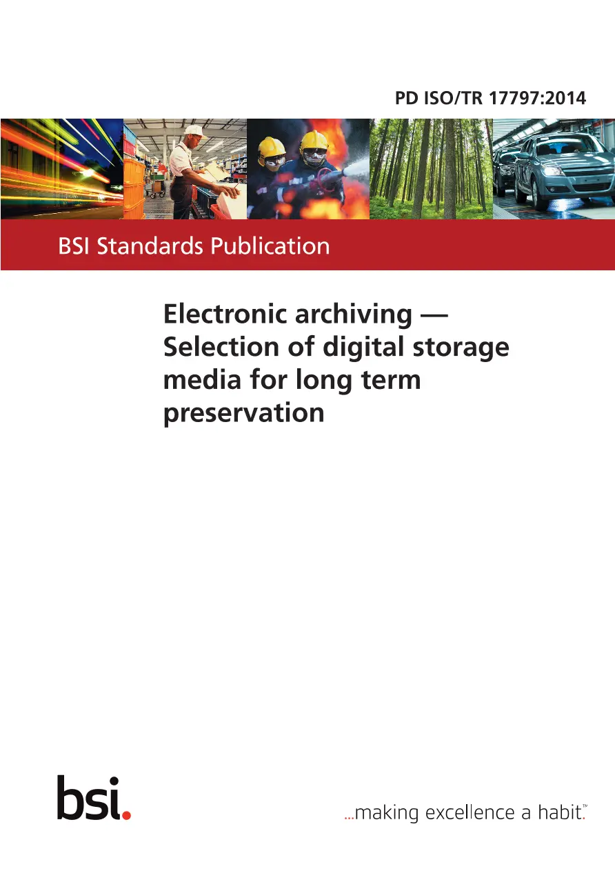 BS PD ISO/TR 17797:2014 BS PD ISO/TR 17797:2014
