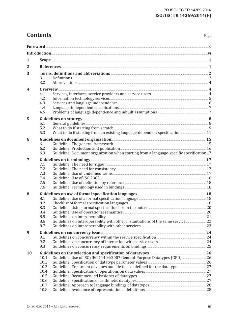 BS PD ISO/IEC TR 14369:2014 BS PD ISO/IEC TR 14369:2014