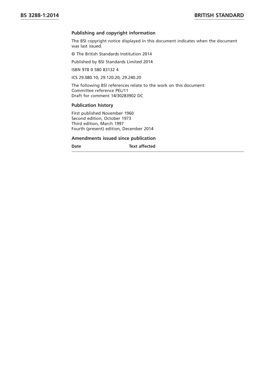 BS 3288-1:2014 BS 3288-1:2014