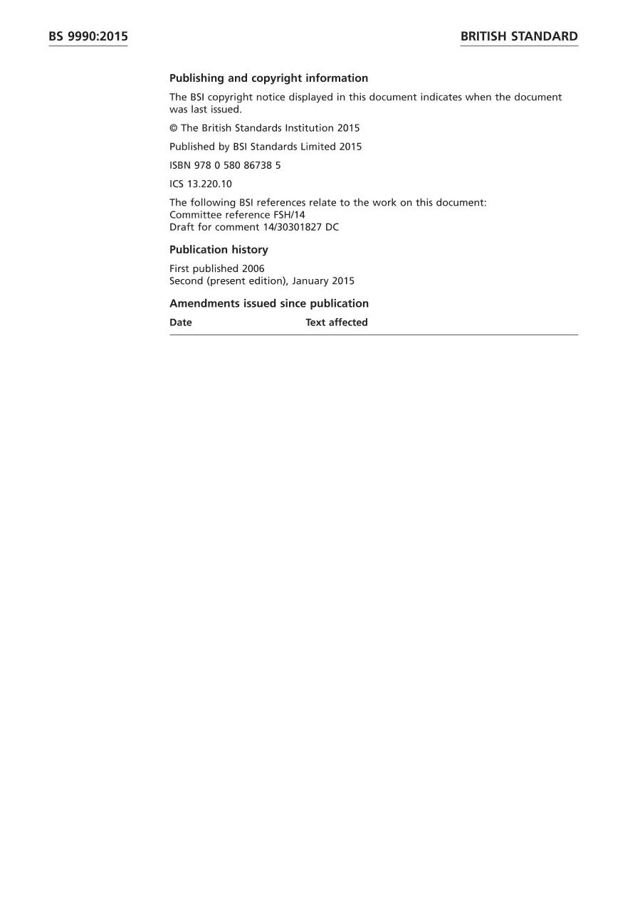 BS 9990:2015 BS 9990:2015