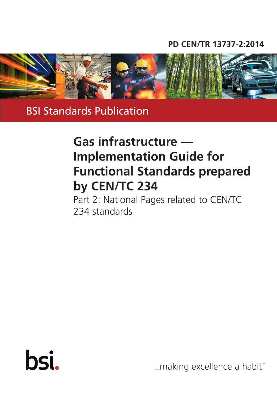 BS PD CEN/TR 13737-2:2014 BS PD CEN/TR 13737-2:2014