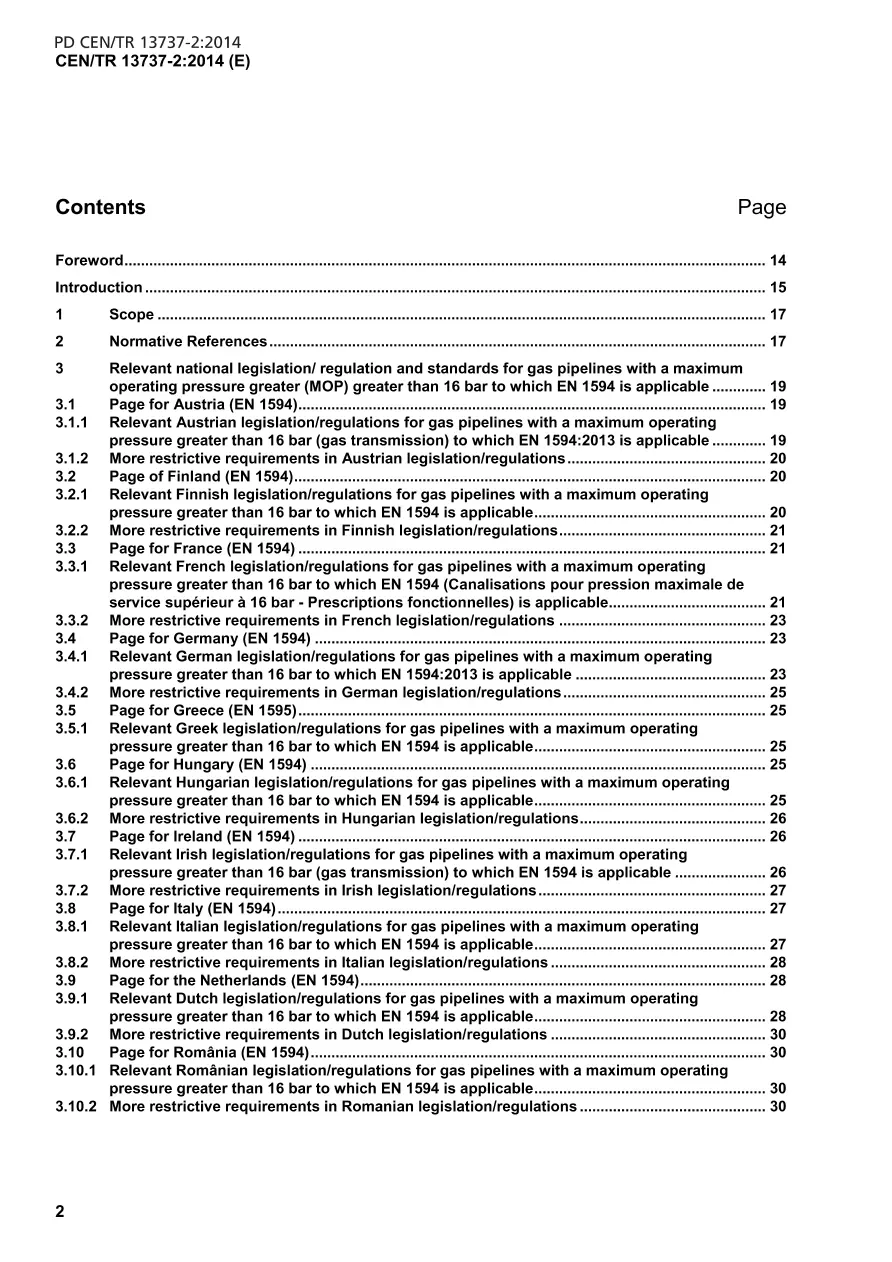BS PD CEN/TR 13737-2:2014 BS PD CEN/TR 13737-2:2014