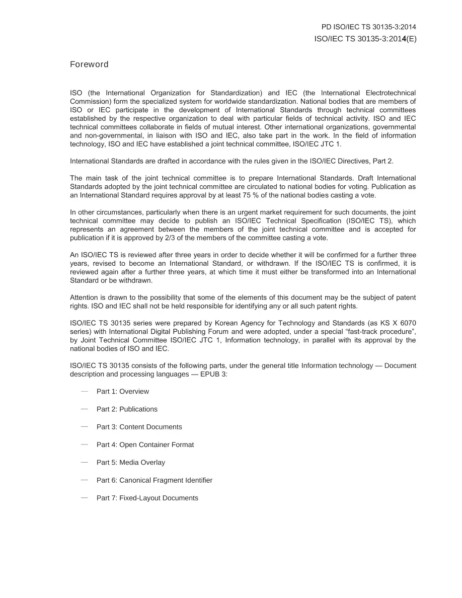 BS PD ISO/IEC TS 30135-3:2014 BS PD ISO/IEC TS 30135-3:2014