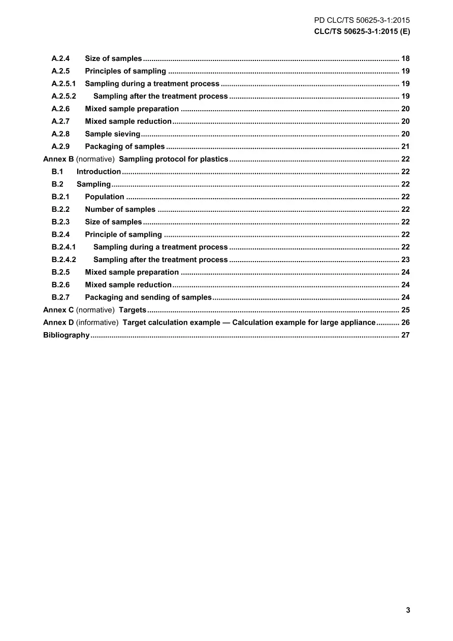 BS PD CLC/TS 50625-3-1:2015 BS PD CLC/TS 50625-3-1:2015