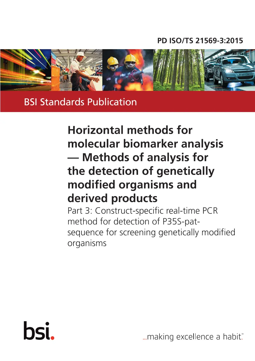 BS PD ISO/TS 21569-3:2015 BS PD ISO/TS 21569-3:2015