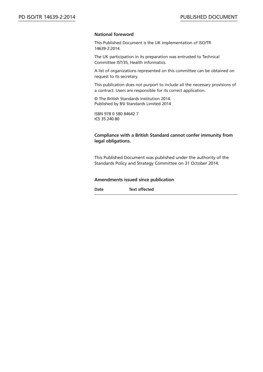 BS PD ISO/TR 14639-2:2014 BS PD ISO/TR 14639-2:2014