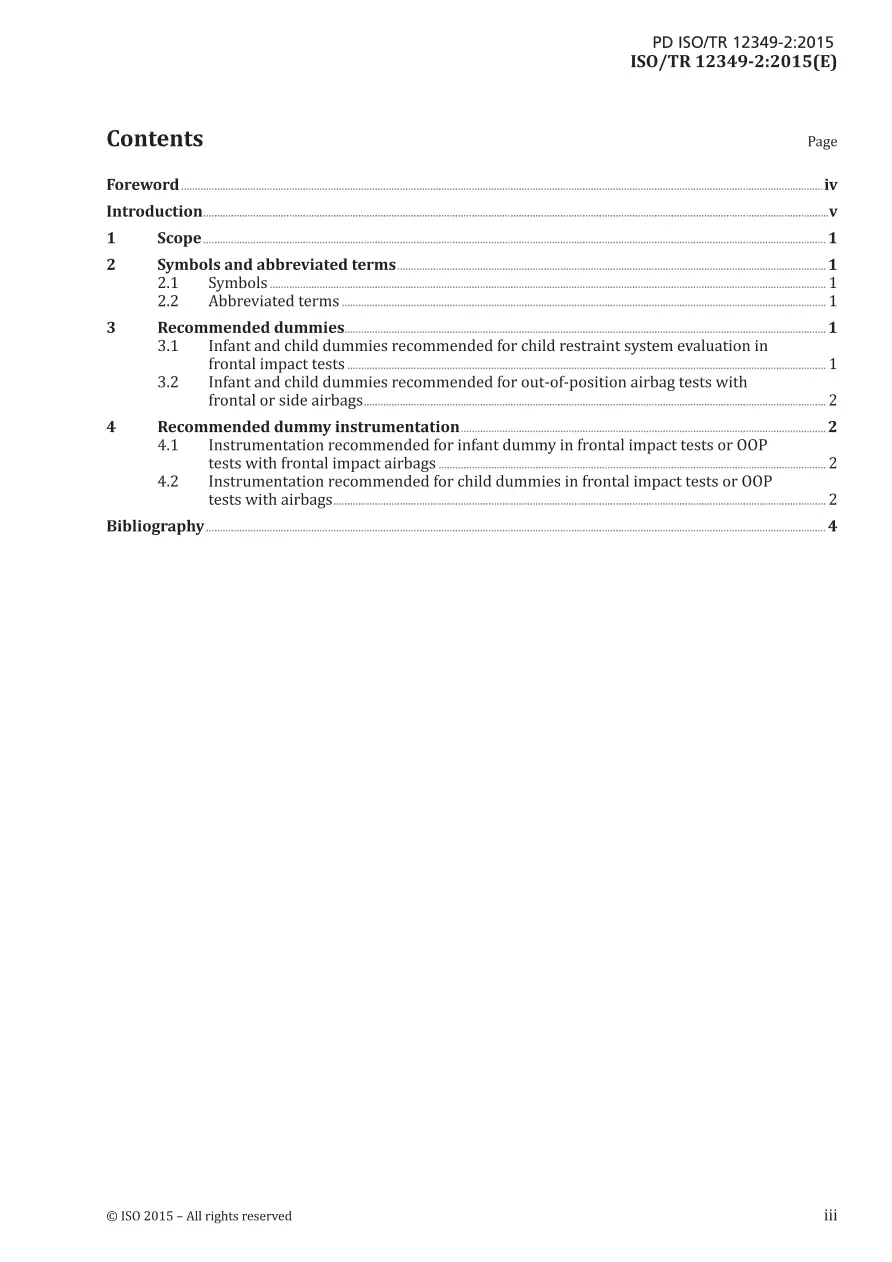 BS PD ISO/TR 12349-2:2015 BS PD ISO/TR 12349-2:2015