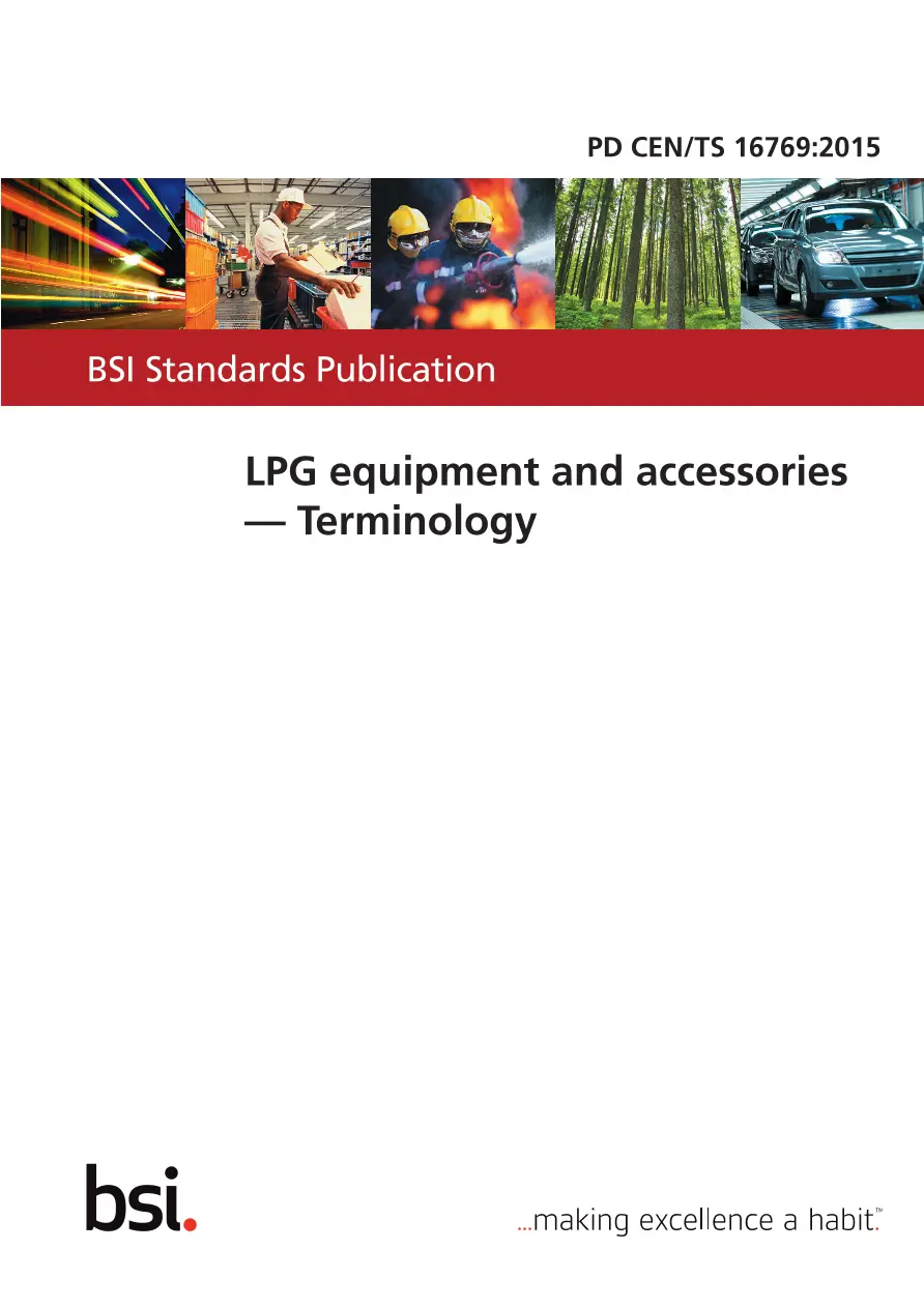 BS PD CEN/TS 16769:2015 BS PD CEN/TS 16769:2015