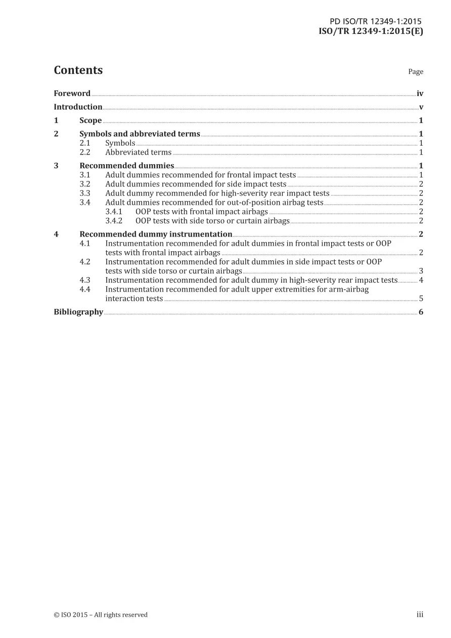 BS PD ISO/TR 12349-1:2015 BS PD ISO/TR 12349-1:2015