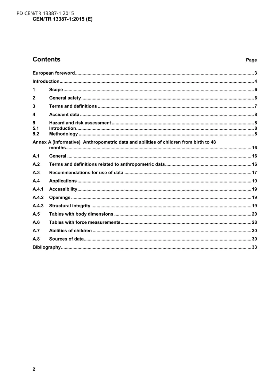 BS PD CEN/TR 13387-1:2015 BS PD CEN/TR 13387-1:2015