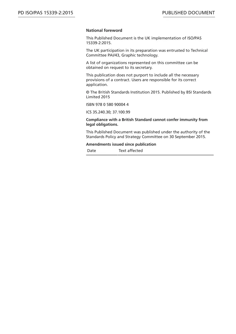 BS PD ISO/PAS 15339-2:2015 BS PD ISO/PAS 15339-2:2015